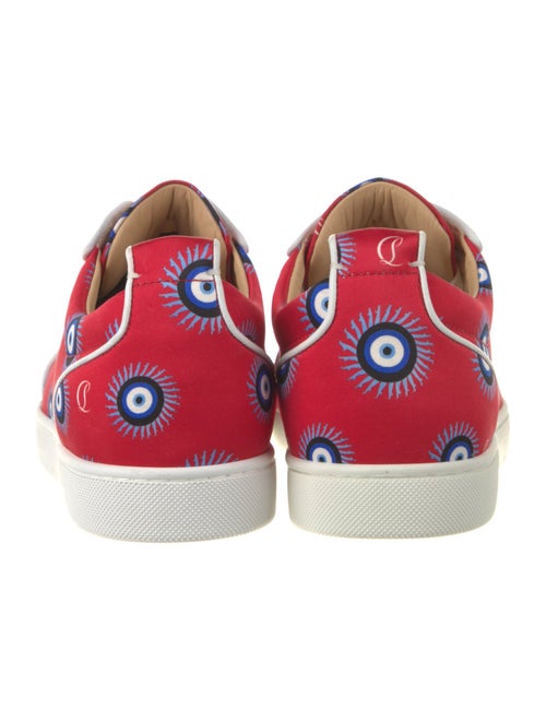 Christian Louboutin Satin Printed Sneakers