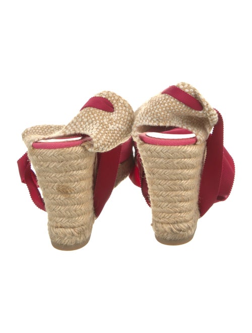 Christian Louboutin Canvas D'Orsay Flats