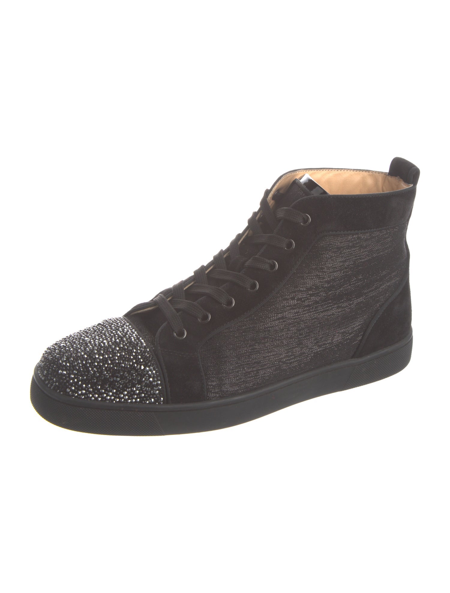 Christian Louboutin Crystal Embellishments Sneakers