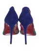 Christian Louboutin Mesh Lace Pattern Pumps