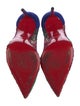 Christian Louboutin Mesh Lace Pattern Pumps