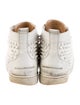 Christian Louboutin Spike Accents Leather Sneakers
