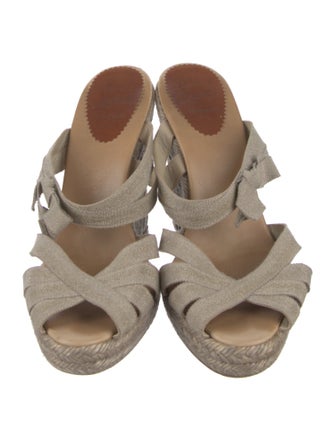 Christian Louboutin Bow Accents Espadrilles