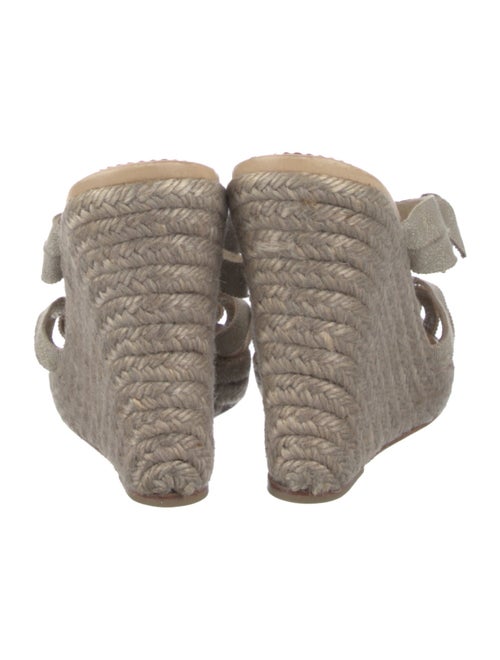 Christian Louboutin Bow Accents Espadrilles