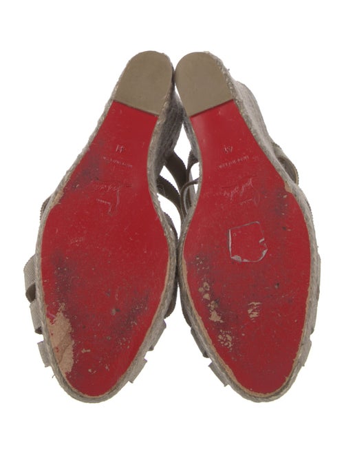 Christian Louboutin Bow Accents Espadrilles