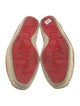 Christian Louboutin Suede Embroidered Accent Espadrilles