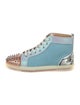 Christian Louboutin Mesh Colorblock Pattern Sneakers