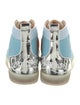 Christian Louboutin Mesh Colorblock Pattern Sneakers