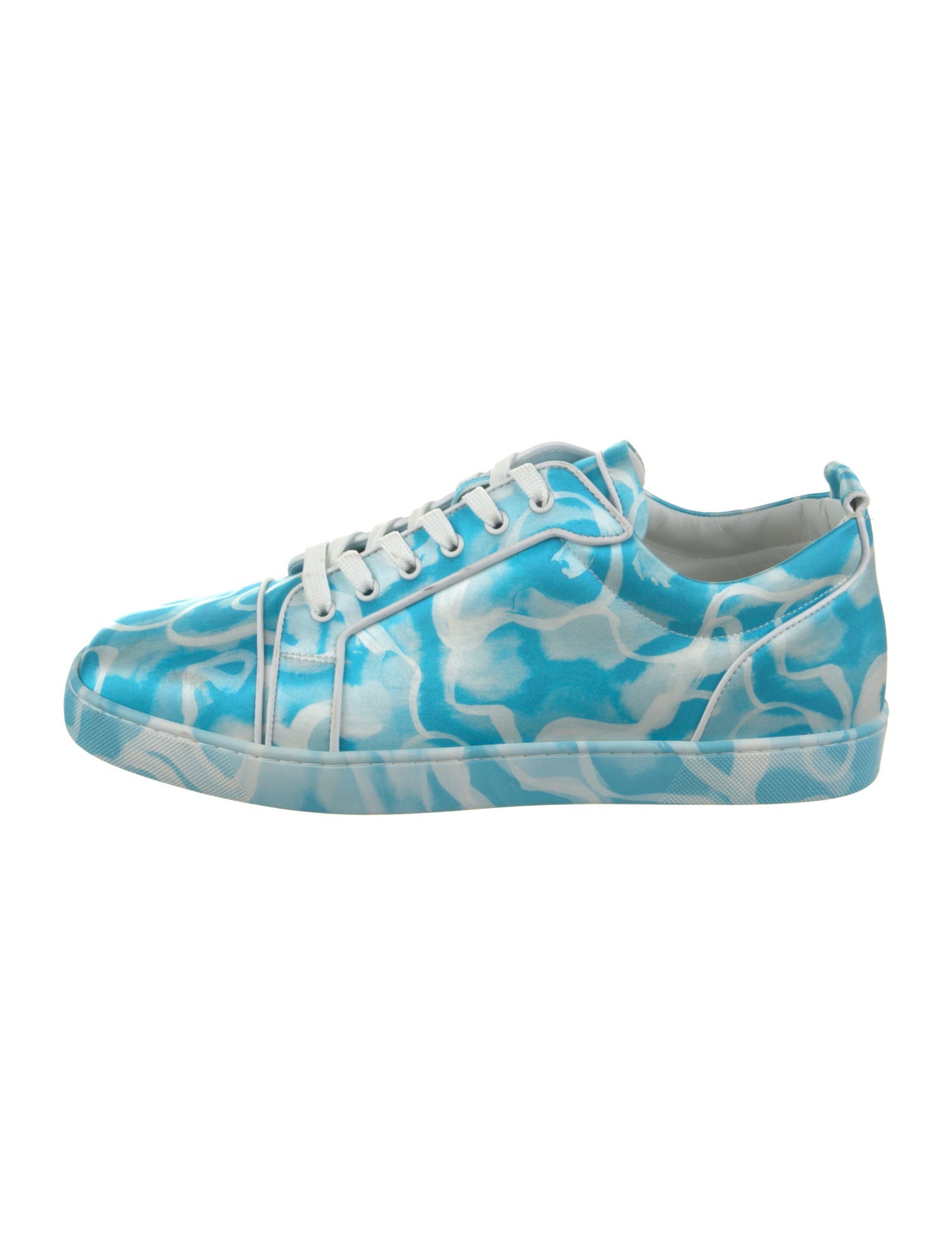 Christian Louboutin Leather Printed Sneakers