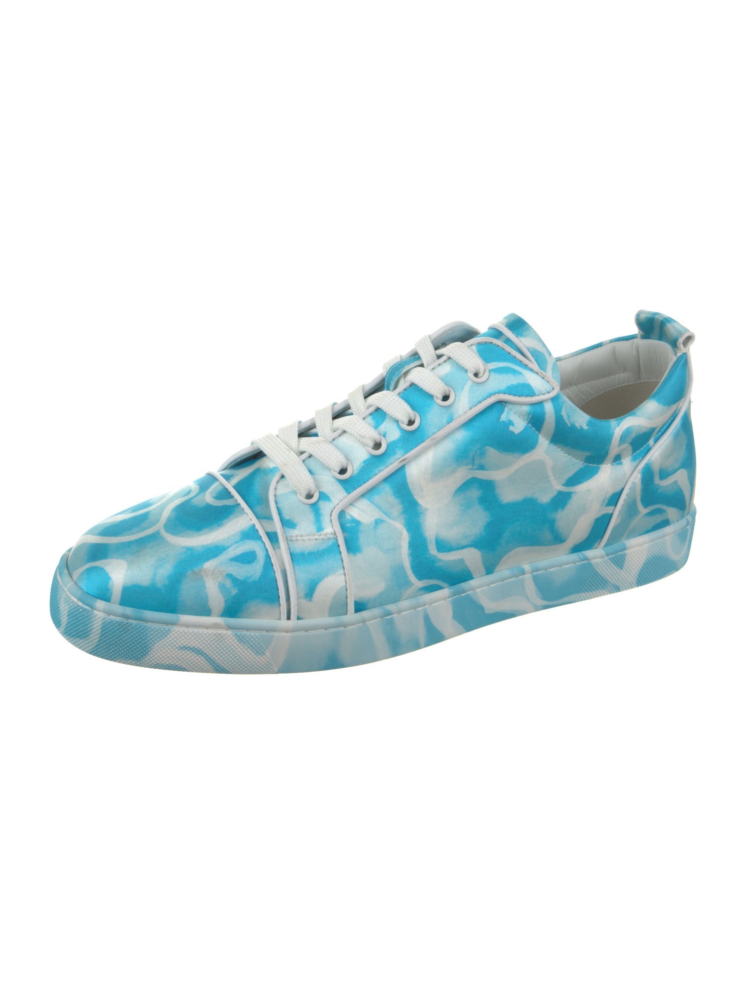 Christian Louboutin Leather Printed Sneakers