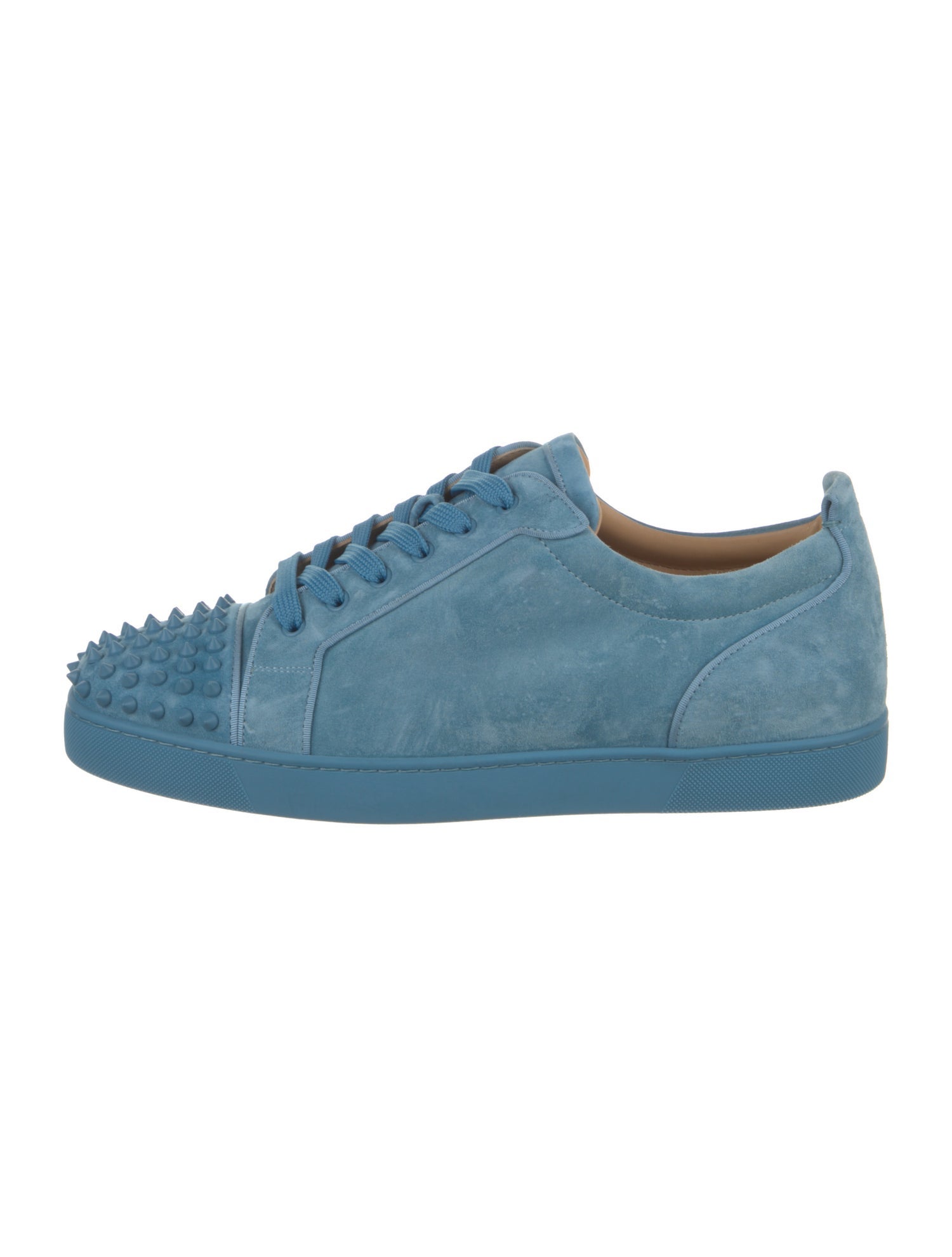 Christian Louboutin Suede Studded Accents Sneakers