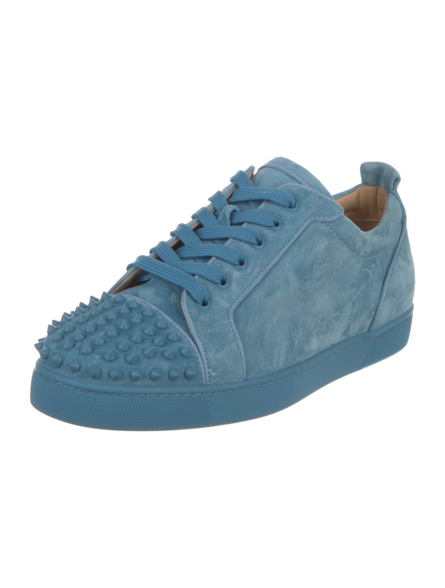 Christian Louboutin Suede Studded Accents Sneakers
