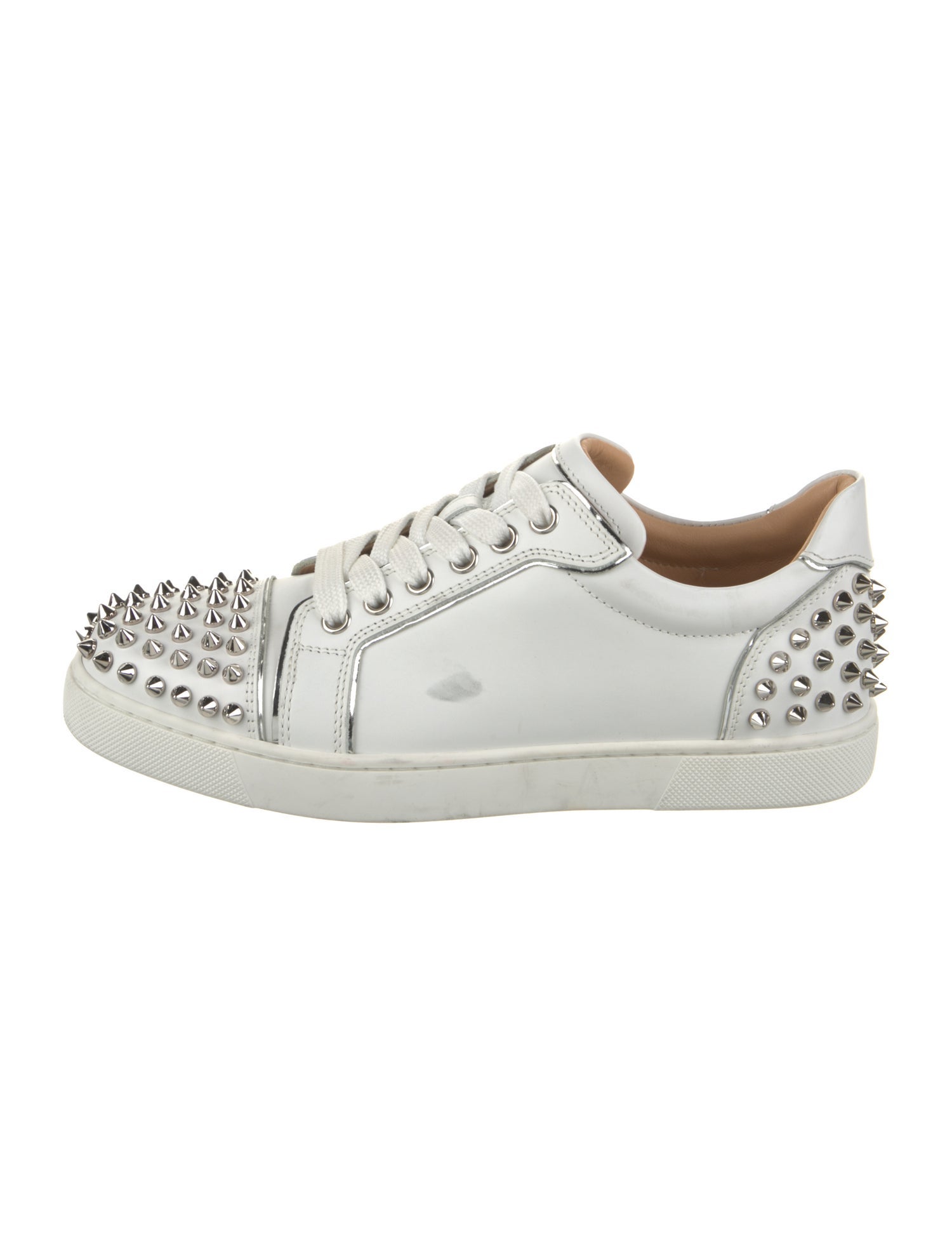 Christian Louboutin Leather Printed Sneakers