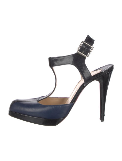 Christian Louboutin Leather T-Strap Pumps