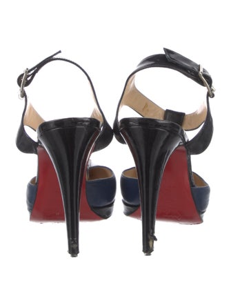 Christian Louboutin Leather T-Strap Pumps