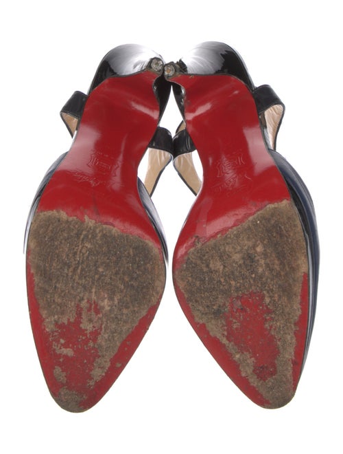 Christian Louboutin Leather T-Strap Pumps
