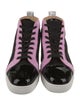 Christian Louboutin Mesh Colorblock Pattern Sneakers