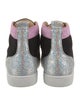 Christian Louboutin Mesh Colorblock Pattern Sneakers