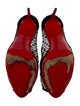 Christian Louboutin Mesh Lace Pattern Pumps