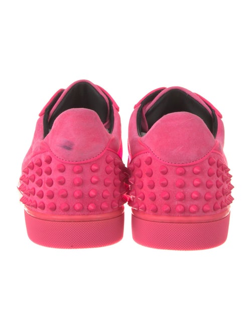 Christian Louboutin Suede Studded Accents Sneakers