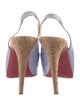 Christian Louboutin Leather Slingback Pumps