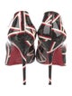 Christian Louboutin Patent Leather Printed Slingback Pumps