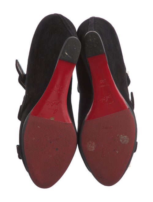 Christian Louboutin Suede Gladiator Sandals