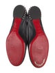 Christian Louboutin Spike Accents Leather Ballet Flats