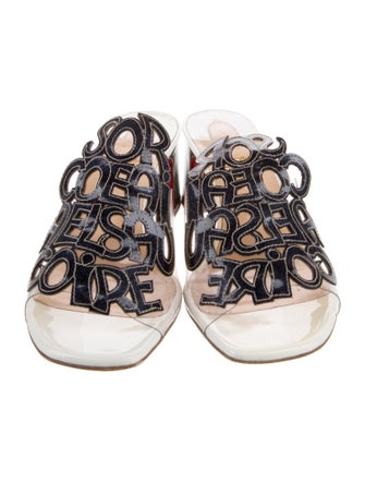 Christian Louboutin PVC Slides