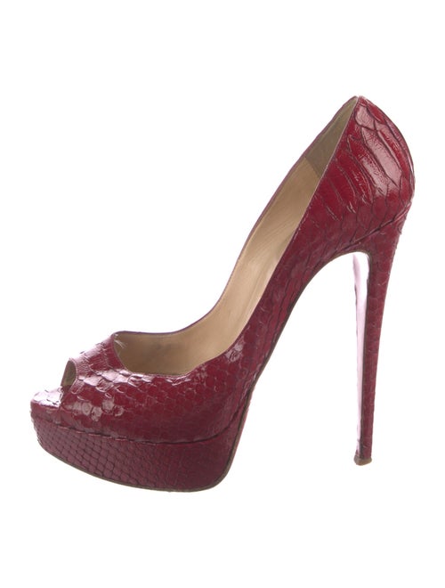 Christian Louboutin Python Pumps