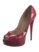 Christian Louboutin Python Pumps