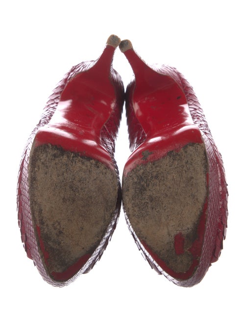 Christian Louboutin Python Pumps