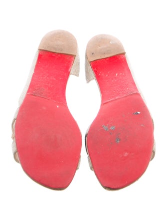 Christian Louboutin Canvas Sandals