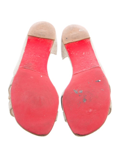 Christian Louboutin Canvas Sandals