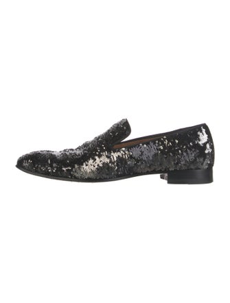 Christian Louboutin Sequins Loafers