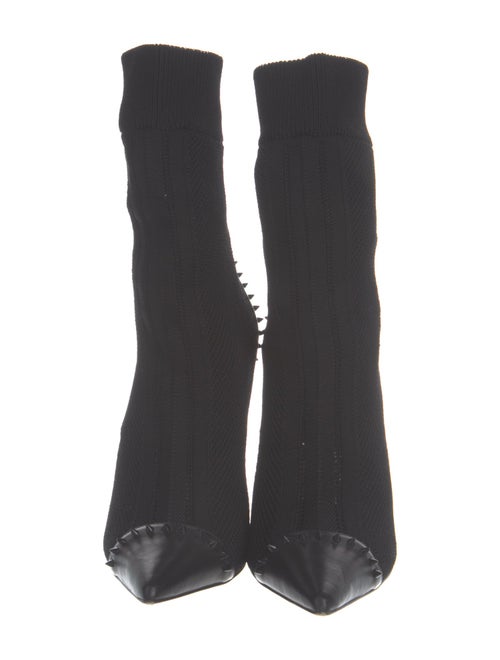 Christian Louboutin Spike Accents Studded Accents Sock Boots