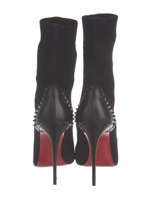 Christian Louboutin Spike Accents Studded Accents Sock Boots