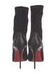 Christian Louboutin Spike Accents Studded Accents Sock Boots