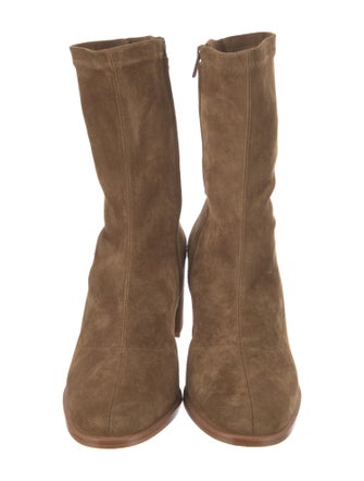 Christian Louboutin Suede Sock Boots
