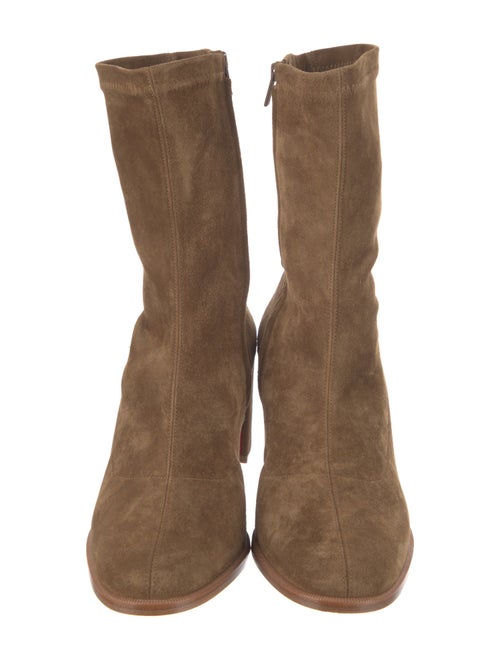 Christian Louboutin Suede Sock Boots