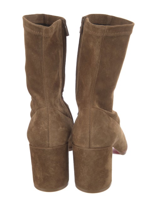 Christian Louboutin Suede Sock Boots