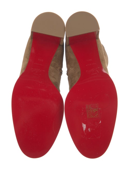 Christian Louboutin Suede Sock Boots