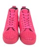 Christian Louboutin Mesh Studded Accents Sneakers