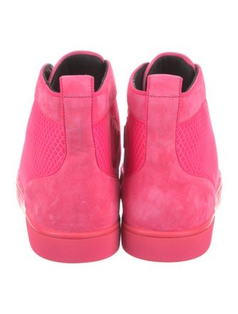 Christian Louboutin Mesh Studded Accents Sneakers