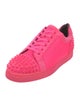 Christian Louboutin Mesh Studded Accents Sneakers