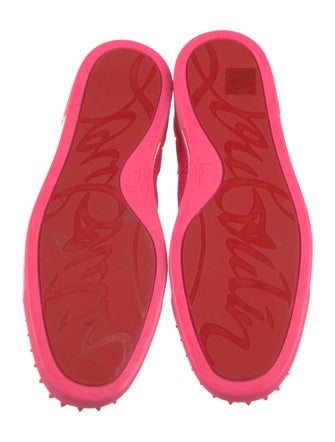 Christian Louboutin Mesh Studded Accents Sneakers