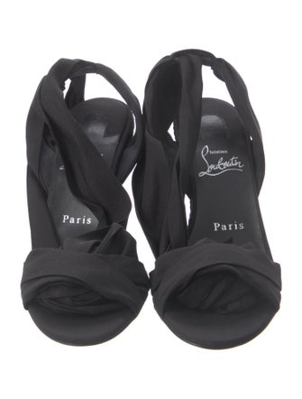 Christian Louboutin Pleated Accents Sandals