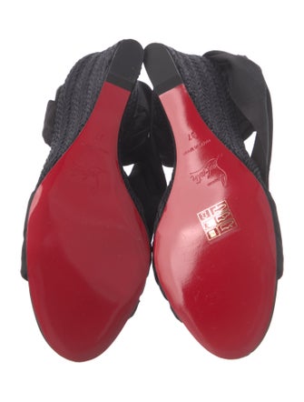 Christian Louboutin Pleated Accents Sandals