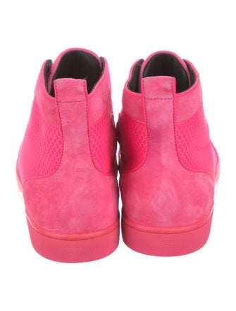 Christian Louboutin Mesh Studded Accents Sneakers