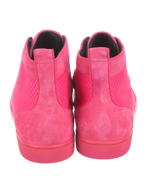 Christian Louboutin Mesh Studded Accents Sneakers